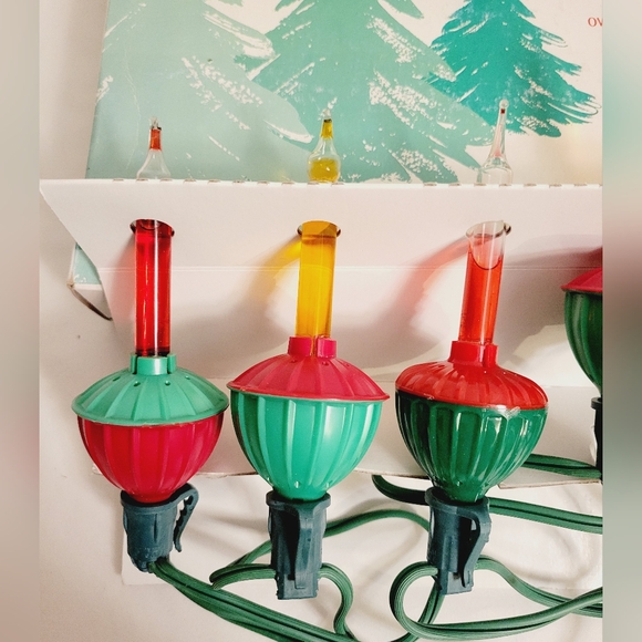 Vintage NOMA bubble lights set of two boxes 7 lights each - Picture 2 of 9